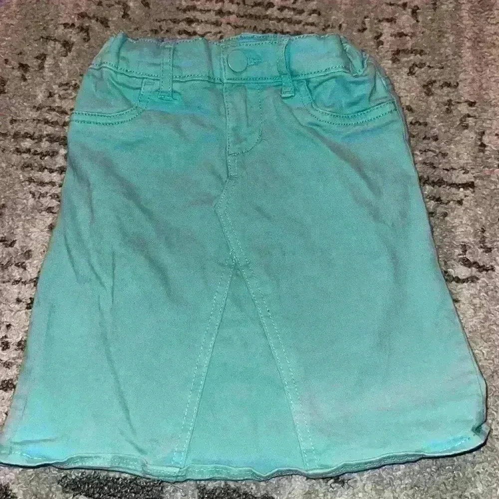 The Children’s‎ Place Turquoise Skirt Girls Size 5 adjustable waist